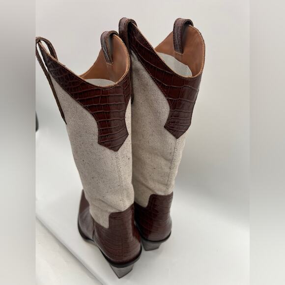 Paris Texas Rosario Boot in Cioccolato Brown Naturale 38 - Picture 6 of 11